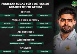 PCB announces squad for Test series against South Africa