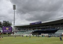Pakistan women team's glimpses of fielding drills at Kingsmead Cricket Stadium in Durban