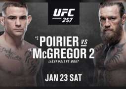 UFC 257: POIRIER vs McGREGOR 2 to be Aired on 'UFC Arabia' App, STARZPLAY and Etisalat e-Life TV