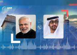 Mohamed bin Zayed, Indian Prime Minister discuss enhancing bilateral ties