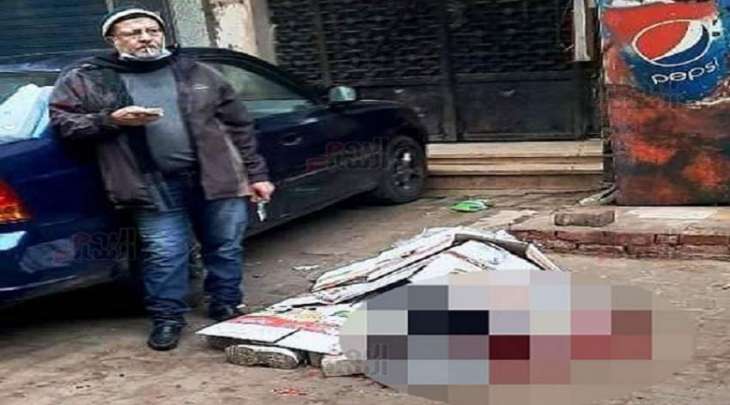 جریمة تھز مصر ۔۔۔ معلم مصري یقتل زوجتہ المعلمة و یدخن سیجارة بجانب جثتھا