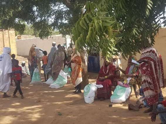 مركز الملك سلمان للإغاثة يوزع أكثر من 85 طنا من السلال الغذائية في ولاية غرب كردفان السودانية