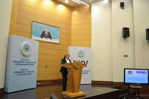 Head of the OSCE Center in Ashgabat held a briefing on the adoption of the Ashgabat Final Document