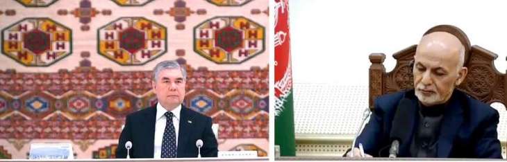 Presidents of Turkmenistan and Afghanistan took part in the commissioning of a number of joint infrastructures