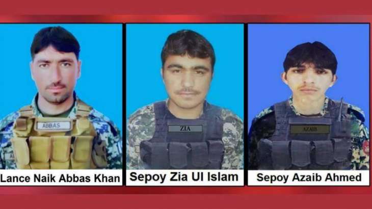 Three Pak Army soldiers embrace martyrdom in North Waziristan
