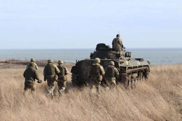 Ukrainian Marines Conduct Live Fire Exercises With New Vehicles in Donbas - Ministry
