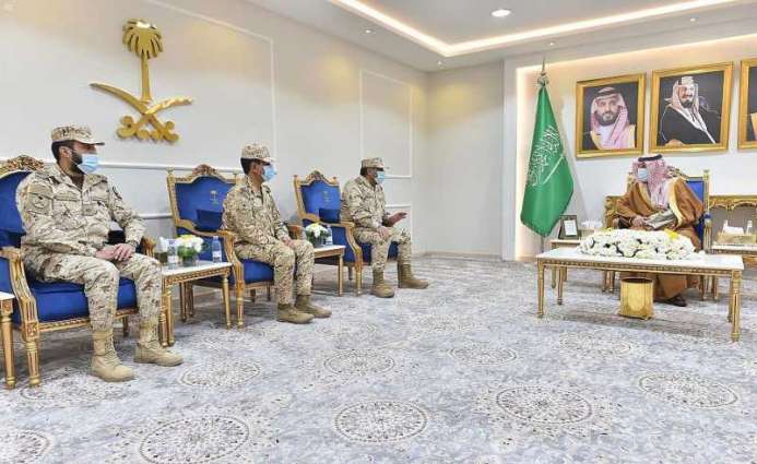 سمو أمير نجران يستقبل قائد لواء الأمير تركي بن عبدالعزيز الآلي بالحرس الوطني
