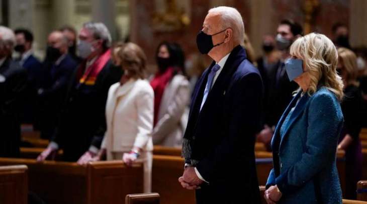 Biden Arrives at US Capitol for Inauguration Ceremony