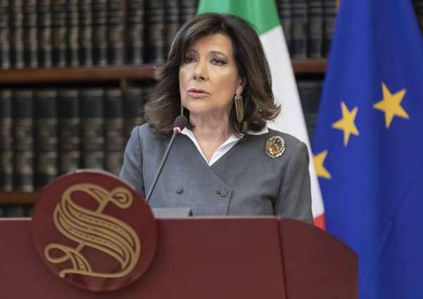 Italian Senate Head Arrives at Presidential Palace for Consultations Amid Gov't Crisis