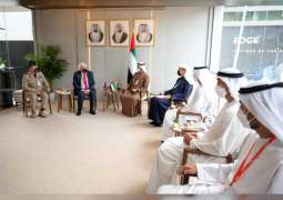 Mohamed bin Zayed receives foreign defence ministers attending IDEX 2021