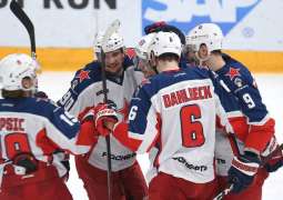 CSKA Moscow Hockey Club Claims 6th Victory in KHL Continental League