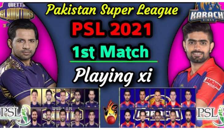 PSL 6 Match 01 Karachi Kings Vs. Quetta Gladiators 20 February 2021: Watch LIVE