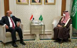سمو الأمير فيصل بن فرحان يستقبل وزير الخارجية العراقي