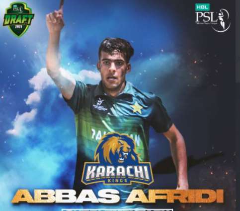 Abbas Afridi joins Karachi Kings