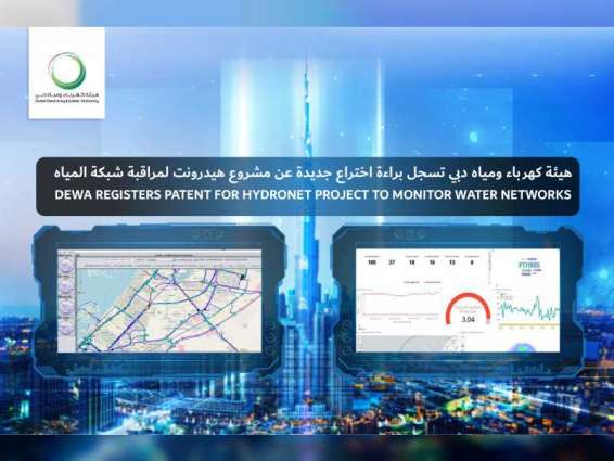 DEWA registers patent for Hydronet project to monitor water networks
