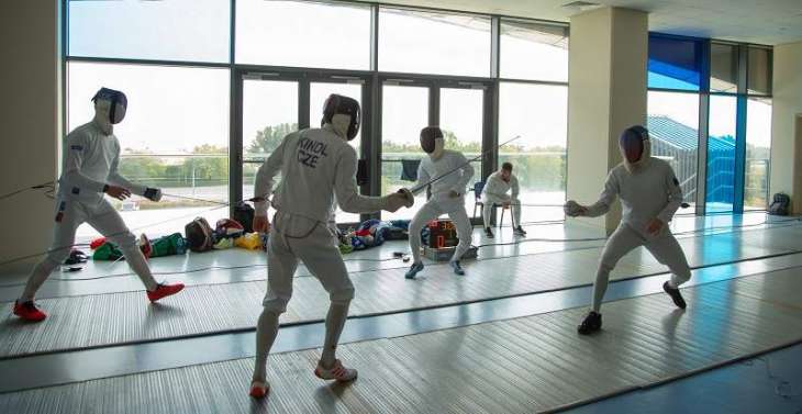 Czech national pentathlon team camp in Dubai as they prepare for Tokyo Olympic Games
