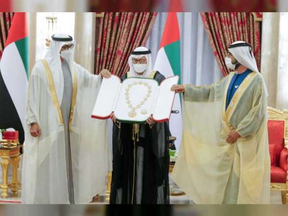 Mohammed bin Rashid and Mohamed bin Zayed preside over swearing-in of two new Ministers of State