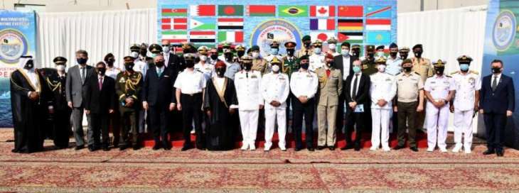 7Th Multinational Maritime Exercise Aman- 2021 - The Mega Event Of Pakistan Navy Commences With Flags Hoisting Ceremony