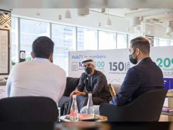 Khaled bin Mohamed bin Zayed visits Hub71 as it celebrates more than 100 start-ups joining tech ecosystem