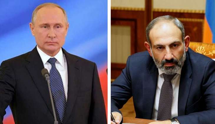 Putin, Pashinyan Discuss Implementation of Agreements on Karabakh - Kremlin