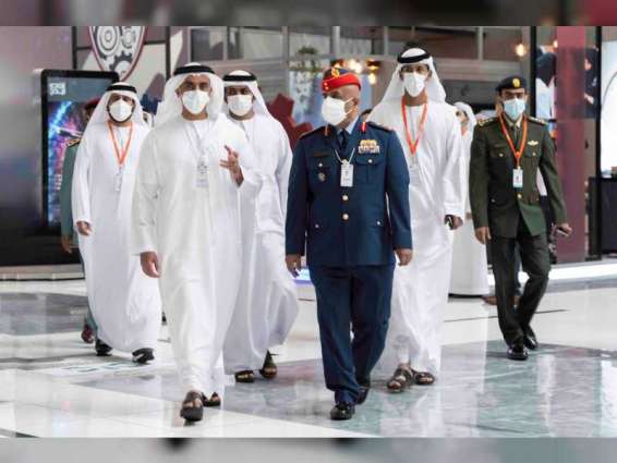 Saif bin Zayed visits  IDEX 2021