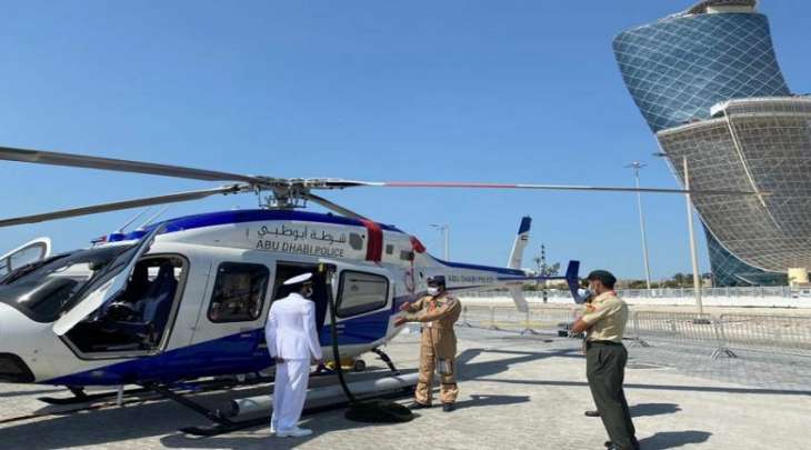 شرطة أبوظبي تعرض طائرة حديثة (BELL-429) في 