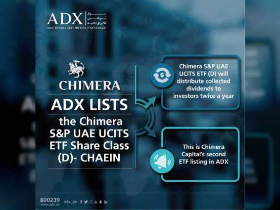 ADX lists Chimera Capital’s S&P UAE UCITS ETF