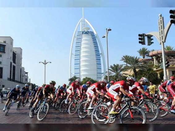"طواف الإمارات" يمر بأشهر المعالم السياحية في مرحلة دبي لمسافة 165 كلم