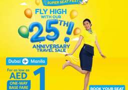 Cebu Pacific kicks off 25th anniversary with AED 1 Dubai-Manila seat sale