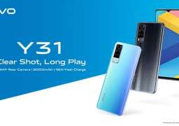 vivo Launches Y31 Featuring 48MP Rear Camera, 6.58-Inch Halo FullView™ Display & 5000mAh Battery with 18W Fast Charge