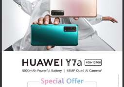 HUAWEI Y7a with 48MP camera, also offers ‘FREE’ head-phones & speakers