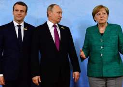 Kremlin Says Talks Between Putin, Macron, Merkel Not Replacement to Minsk Format