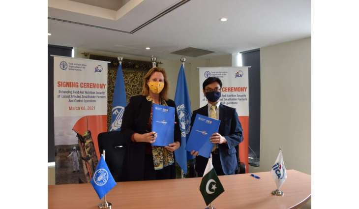 Japan International Cooperation Agency and FAO join hands to enhance food and nutrition security of locust-affected smallholder farmers and control operations
