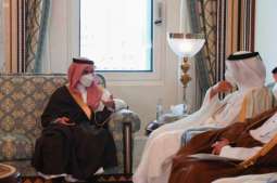 سمو وزير الخارجية يعقد جلسة مباحثات رسمية مع نائب رئيس مجلس الوزراء وزير خارجية دولة قطر