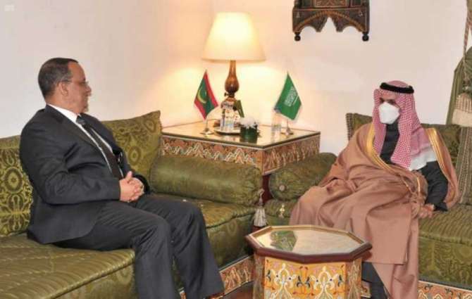 سمو وزير الخارجية يلتقي وزير خارجية موريتانيا