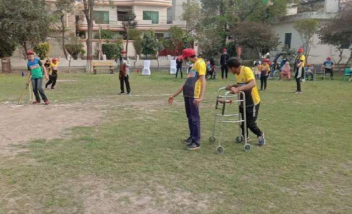 Cricket Match: Differently-able children defeat disability