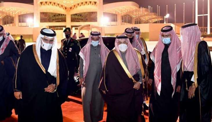 سمو ولي عهد مملكة البحرين يغادر الرياض