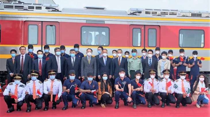 Chinese ambassador to Pakistan visits Orange Line Metro Train project