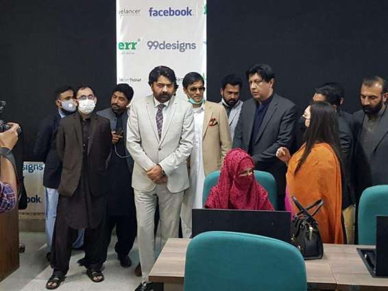 Punjab Higher Education & IT Minister Raja Yassir Humayun Sarfraz inaugurates e-Rozgaar Center in Chakwal