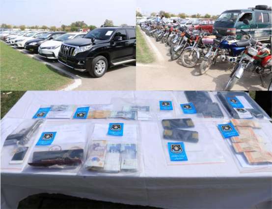 Islamabad police recover looted items worth Rs. 194.8m during ongoing year: IGP