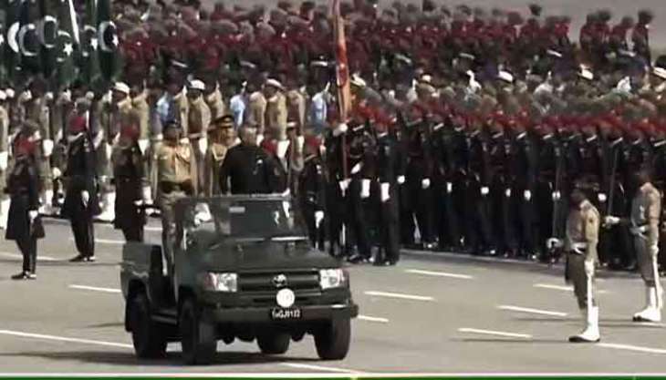 Pakistan Day military parade is underway in Islamabad