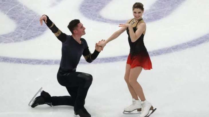 Russia's Mishina, Galliamov Win Pairs Gold in Debute at World Figure Skating Championships