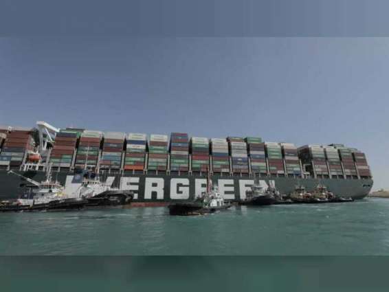 Stranded Suez Canal ship re-floated, marine services firm says