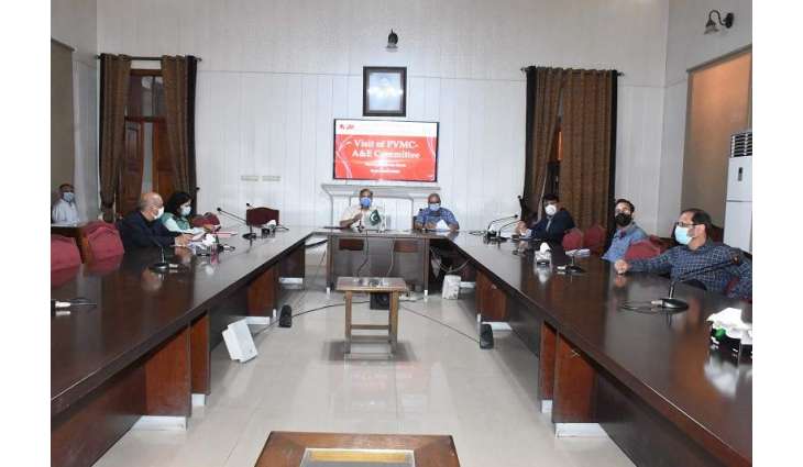 PVMC Accreditation & Evaluation team visits UVAS