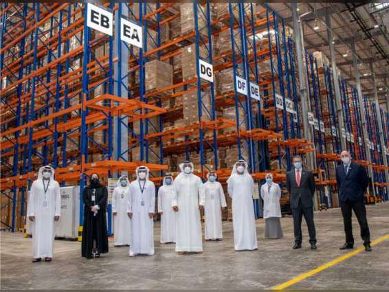 Abdulla Al Hamed visits Abu Dhabi Ports' COVID-19 vaccine storage warehouse