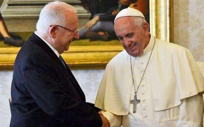 Israeli President Rivlin Sends Easter Greetings to Pope Francis