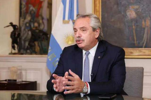 Argentine President Says Received Positive Antigen Test for COVID-19