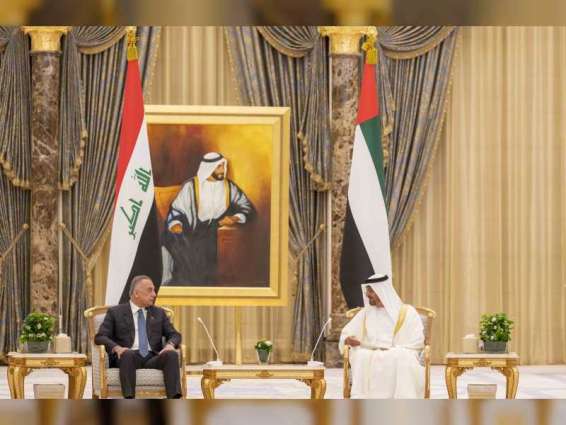 Mohamed bin Zayed, Iraq's Prime Minister discuss relations, latest regional developments