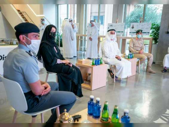 Saif bin Zayed attends large-scale strategic training drills on site of Expo 2020, Al Maktoum International Airport
