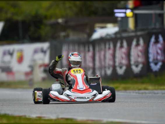 Rashid Al Dhaheri wins first place in World Junior Karting Championship in Italy